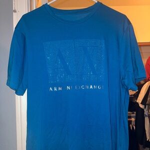 Armani Exchange Blue T-Shirt